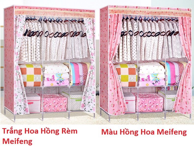 Tủ vải cao cấp Meifeng 3 buồng
